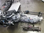 JDM 2007-2012 Subaru Forester XT, 2007-2009 Subaru Legacy GT Motor 5 Speed 4.1fd EJ20X-2GEN 2.0L 4 Cyl Engine Rear Diff Axles - Image 4
